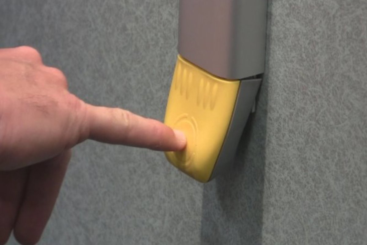 Gentle pressure actuates the Duso