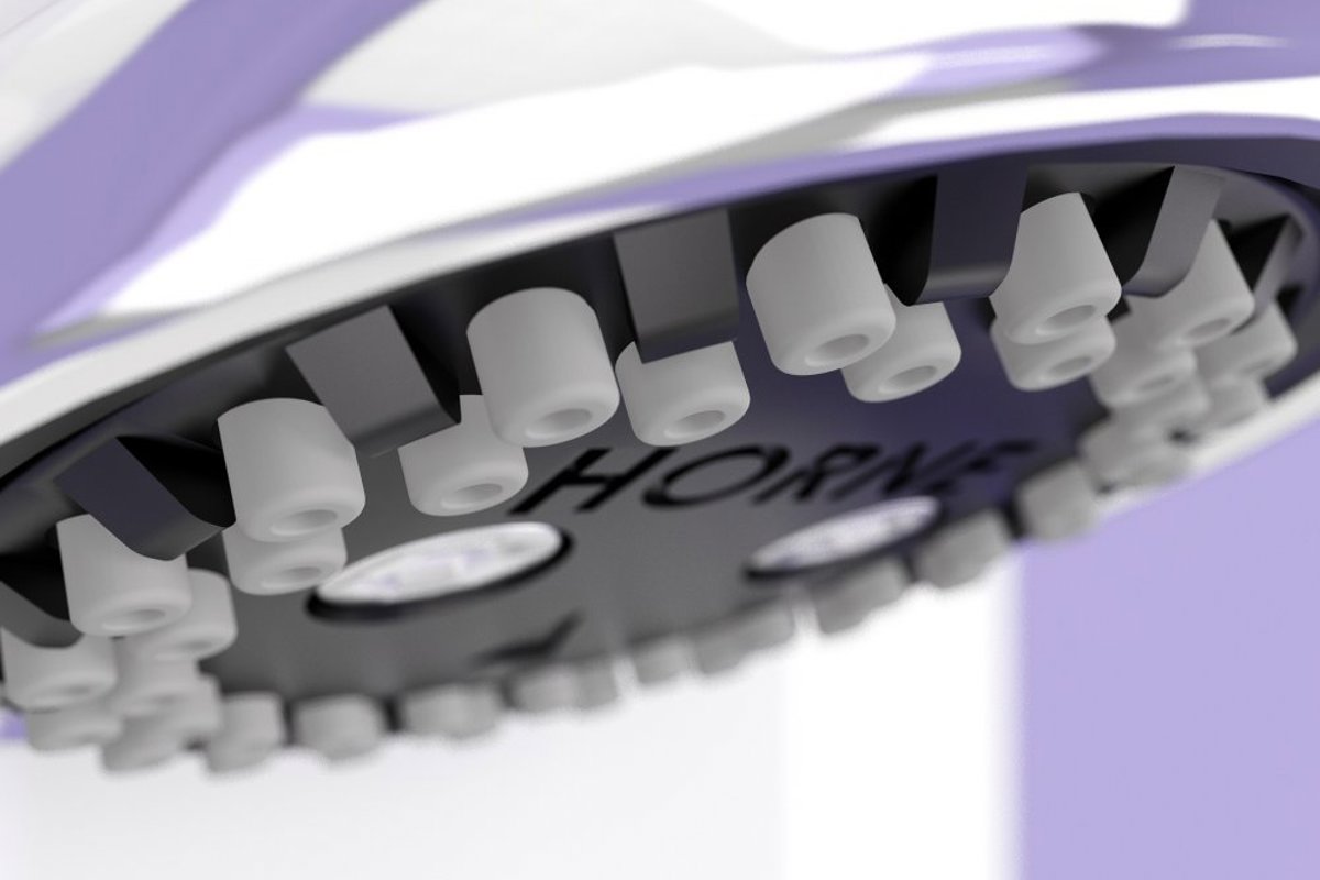 Horne VR head spray plate detail