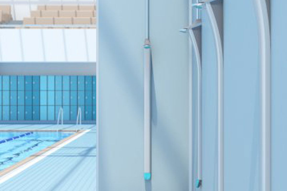 Poolside Duso installation