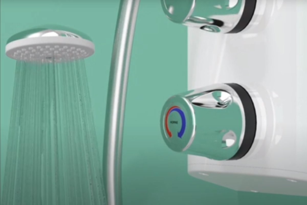 Horne showers - flow regulated delivery of safe and comfortable warm water