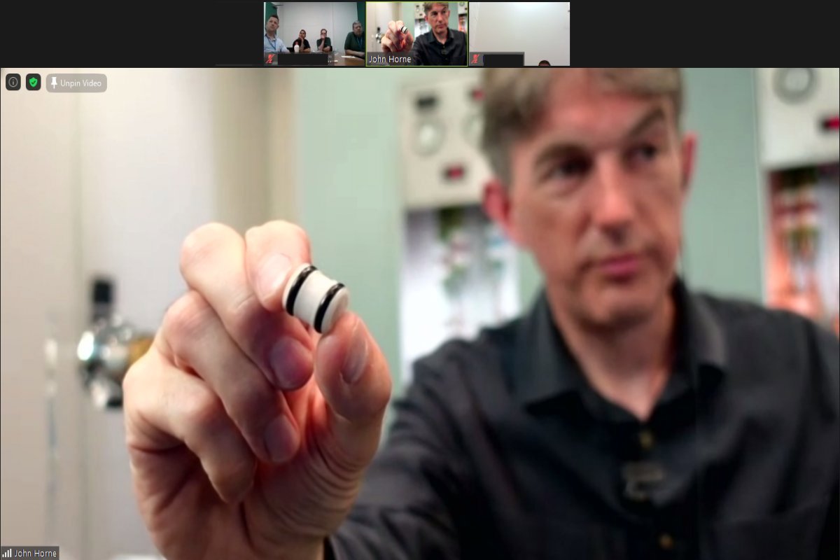 John Horne explains the role and function of the Interconnects on the Horne Optitherm Thermostatic Tap during a Zoom Maintenance Training session