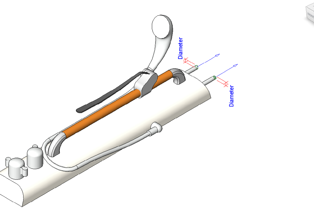 T1_7__ Range of Horne shower panels, Example NBS BIM Model