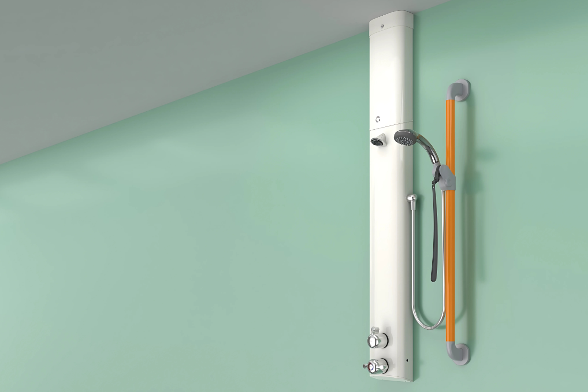 Dual Mode Inclusive Design Accessible shower package - broad compliance